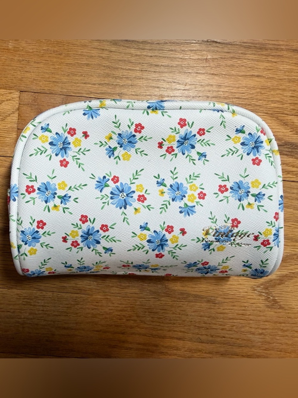 The Vintage Cosmetic Company Floral Makeup/Cosmetic Bag